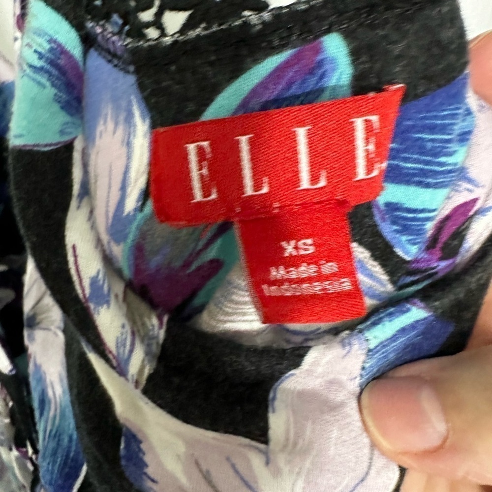 Elle Lace Racerback Floral Dress Size XS - Picture 4 of 5